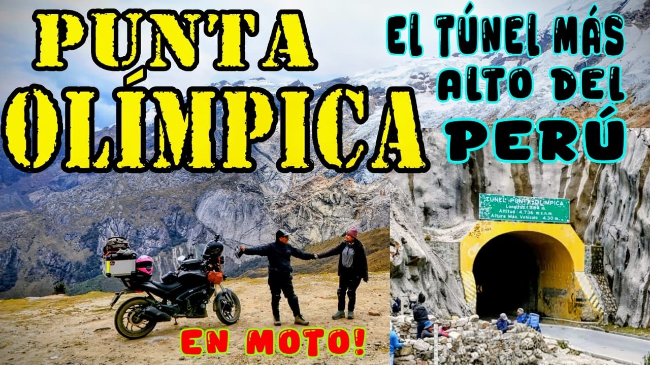 CRUZANDO PUNTA OLÍMPICA 🏍️ | Desde Chacas a 4,736 msnm. Vistas brutales!