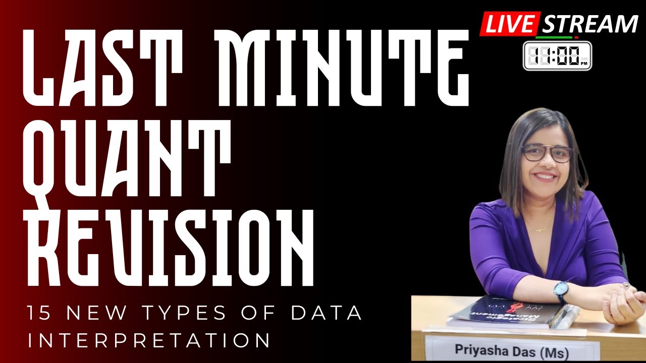 Quant & DI Last Minute Revision Masterclass for XAT 2026 |15 New DI Sets| Increase your Accuracy