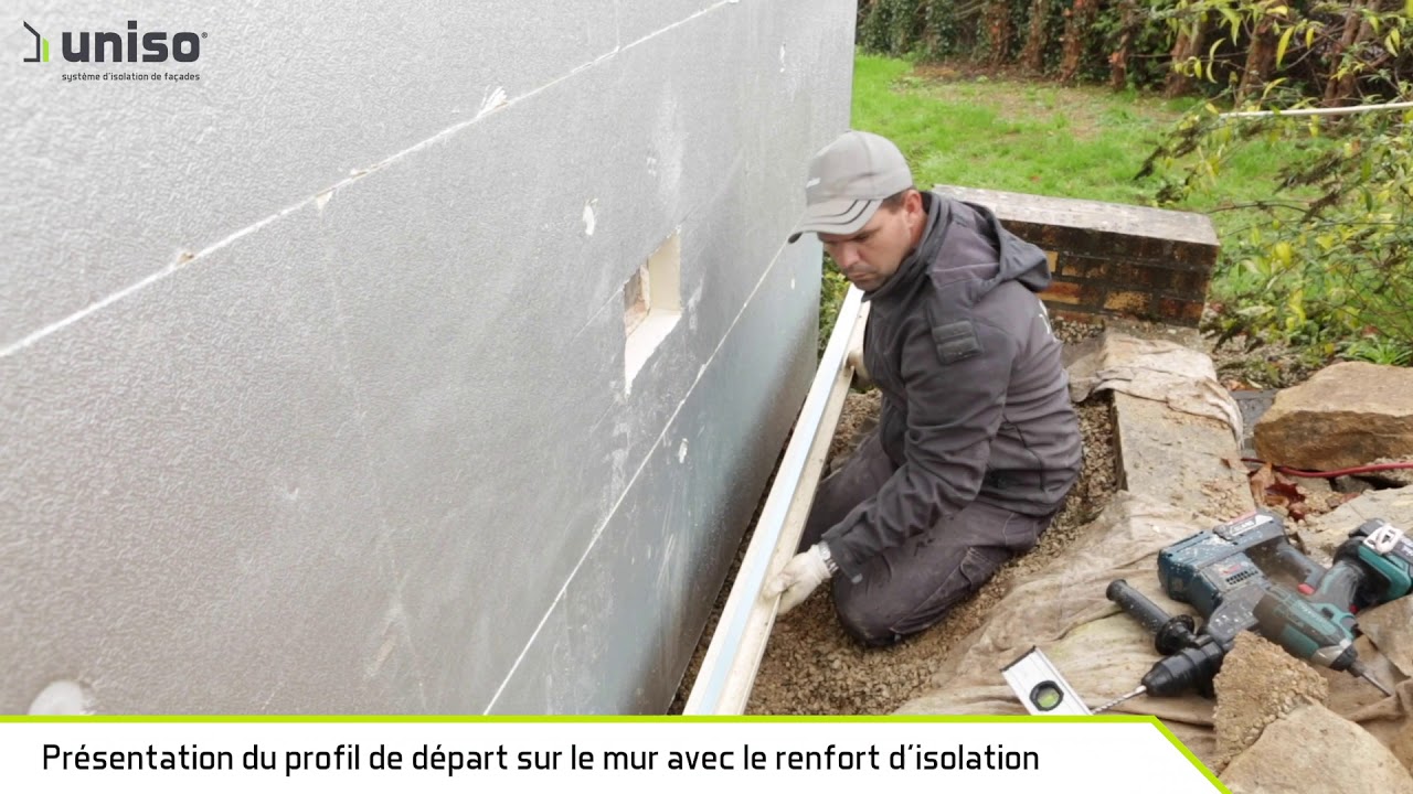 ITE UNISO : Comment démarrer la pose d’une isolation par l’extérieur Uniso ?