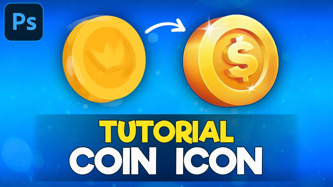 COIN FOR GAMES and UI | FULL CREATION PROCESS
