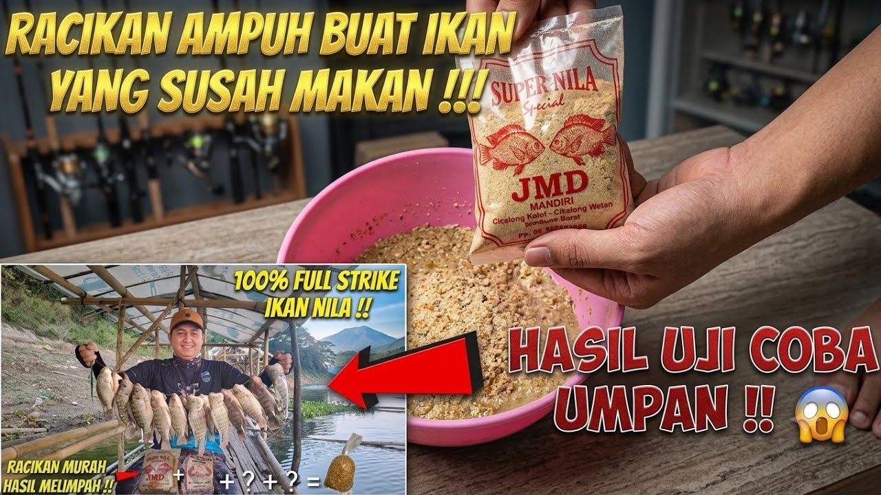 RACIKAN AMPUH‼️UMPAN INI BIKIN IKAN LANGSUNG MAKAN😱...!! RESEP UMPAN JITU MANCING ALAM LIAR !!!