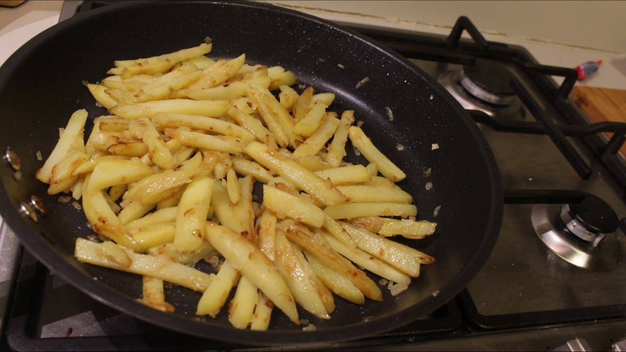Russian style Pan Fried potatoes
