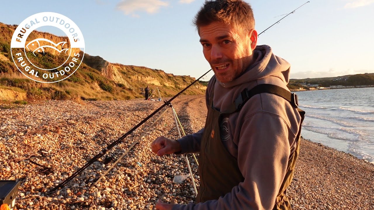 Bass fishing with big baits hit target with a stunning bass Sea Fishing uk Isle of Wight