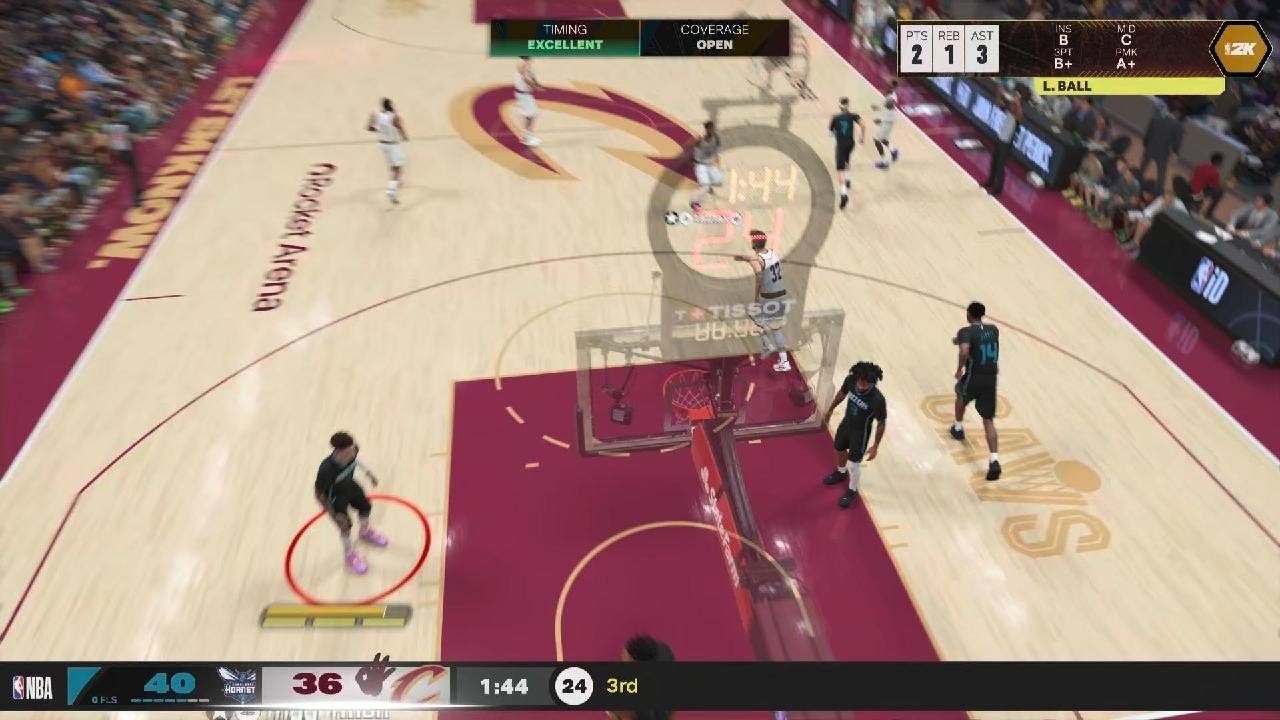 NBA 2K26_hornets vs cavs