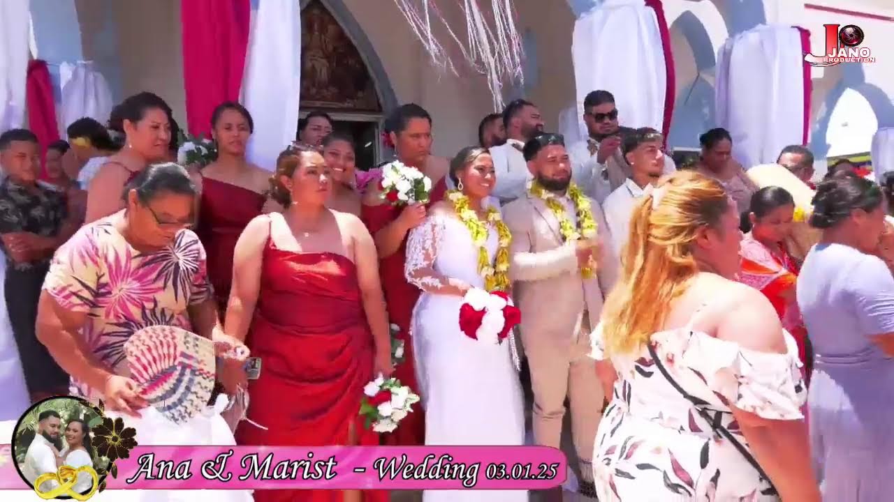 Ana & Marist Wedding Ceremony at Saleaaumua Catholic Church