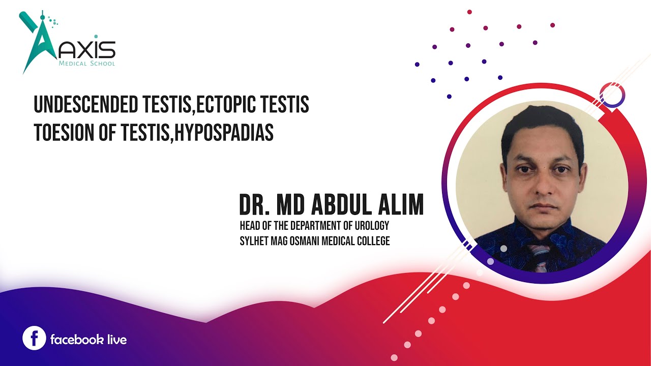 Undescended Testis, Ectopic Testis, Torsion of Testis, Hypospadias