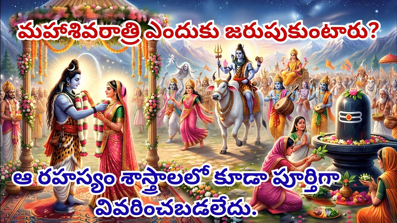 మహాశివరాత్రి ఎందుకు జరుపుకుంటారు? | శాస్త్రాలు చెప్పని రహస్యం | శివుడు మహిమ