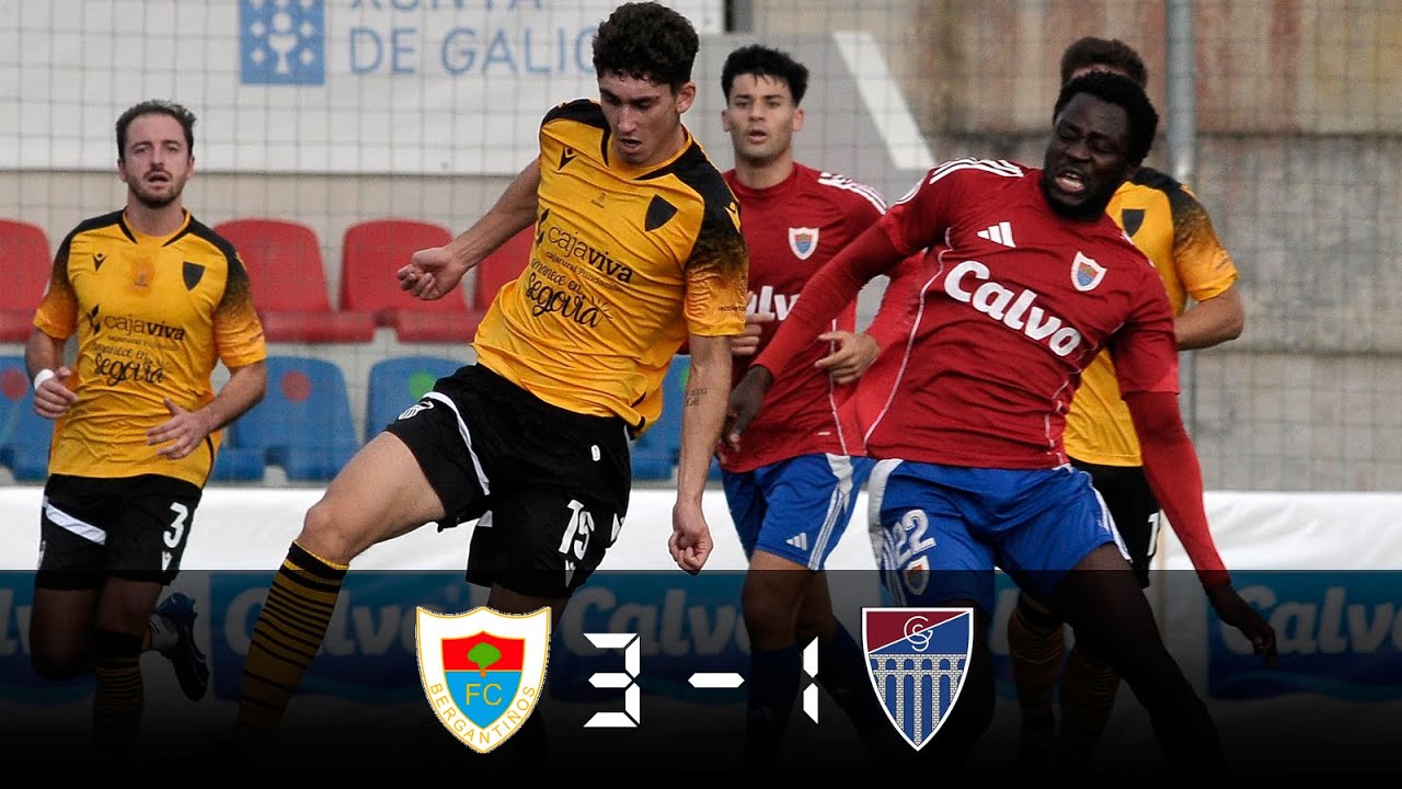 RESUMEN | Bergantiños 3-1 Gimnástica Segoviana | 2RFEF 25/26 | Jornada 14