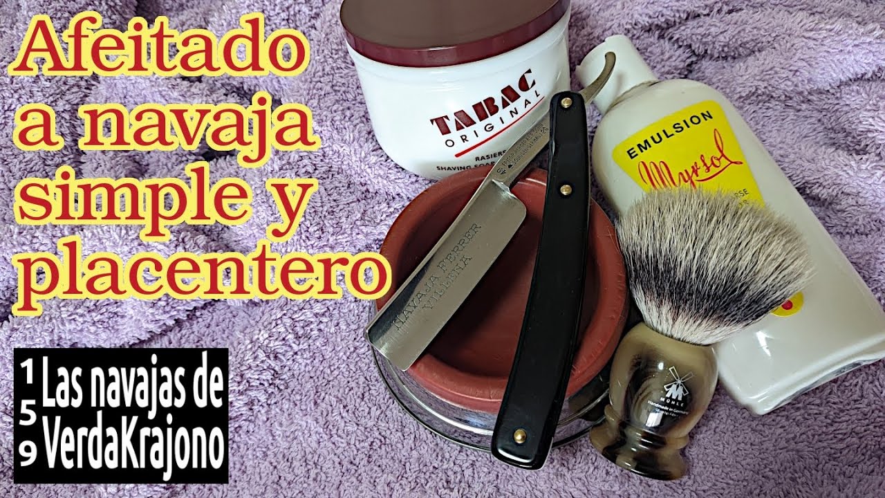 159 - Afeitado a navaja simple y placentero