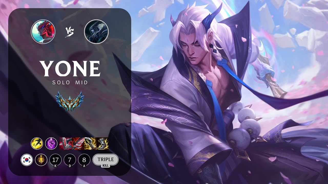 Yone Mid vs Lissandra - KR Challenger Patch 13.6