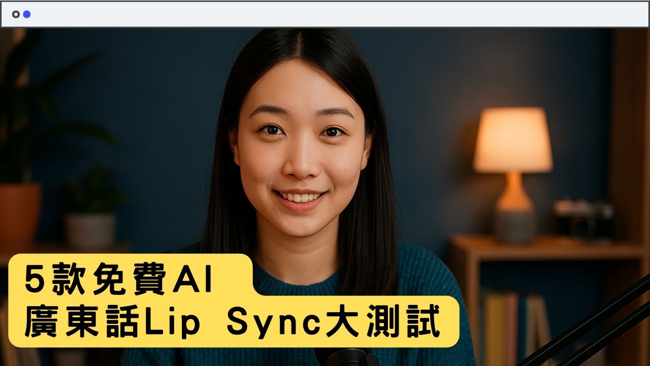 5款免費AI 廣東話Lip Sync大測試 ｜邊款AI最啱嘴形？ #ai教學 #ai工具
