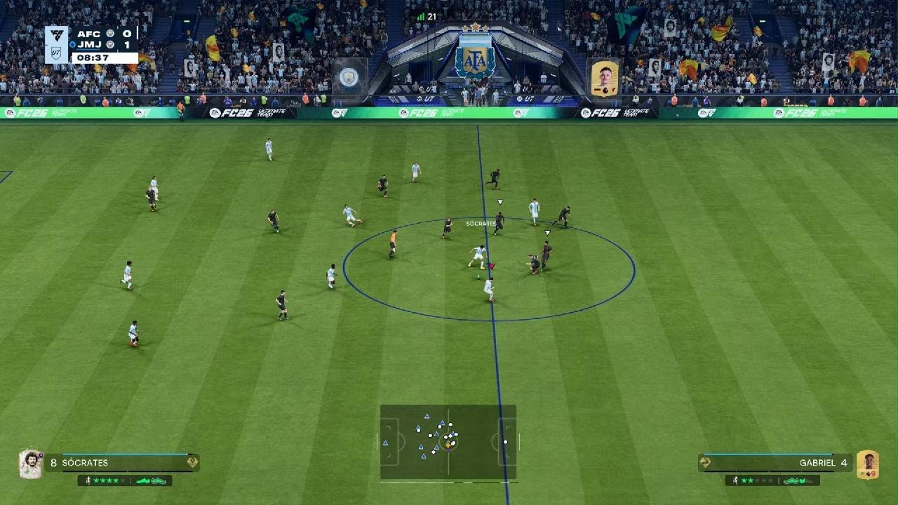 EA SPORTS FC 26 Jogao, Lucca apagado em campo, Del Piero sai do banco pra mudar o jogo.