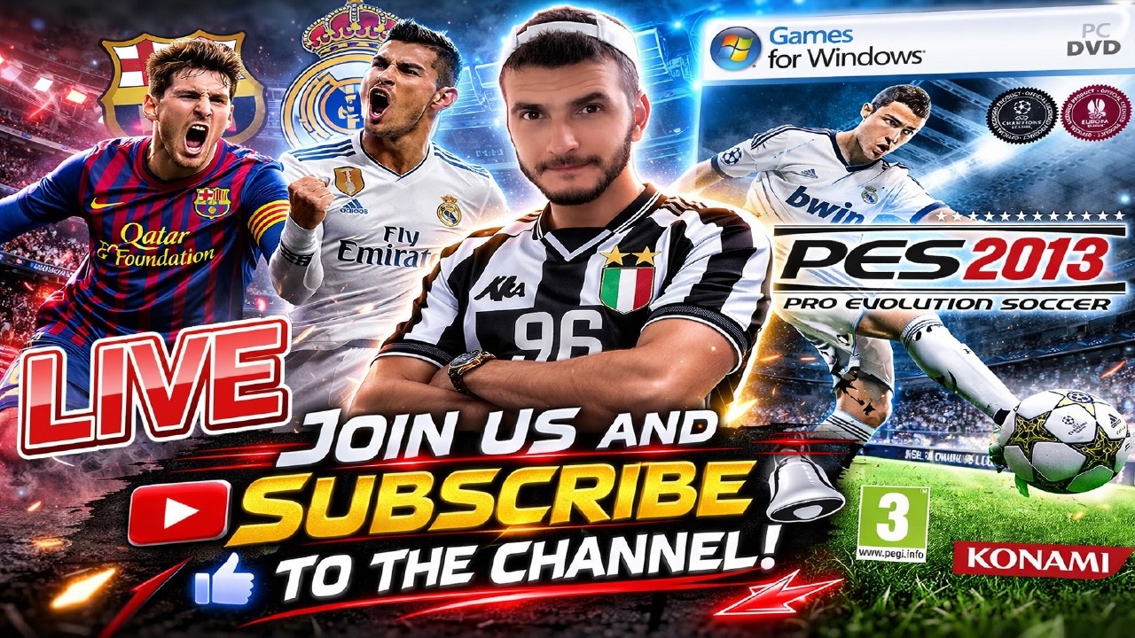 🔴LIVE: PES 2013 – Legendary Football Returns! - efootball 2026 - fc26 #pes #pes2013 #efootball #fc26