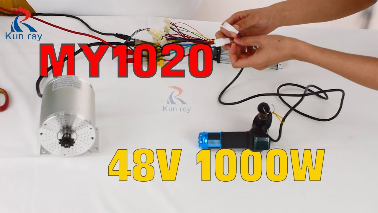 Upgrade Your Ride: MY1020 Motor with throttle (48V 1000W) test