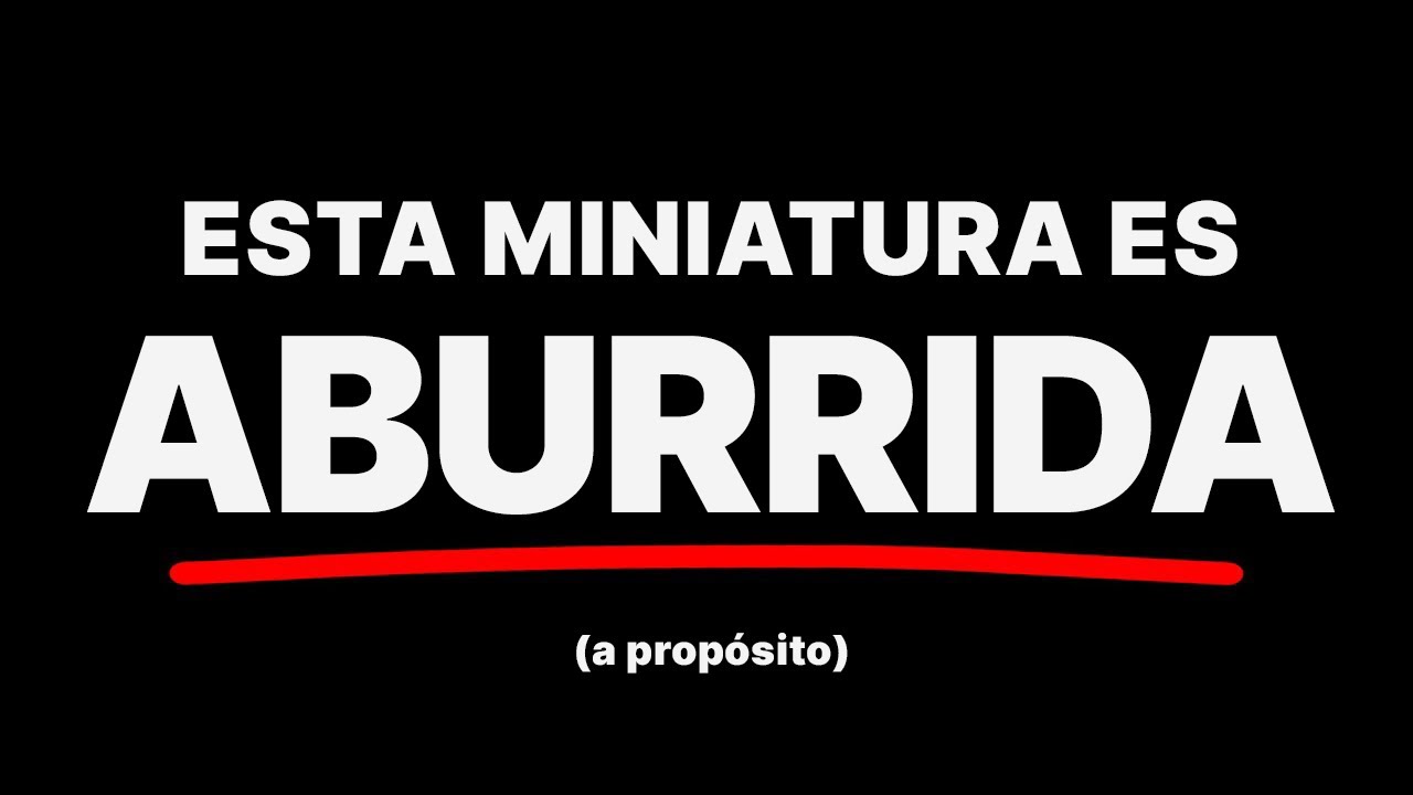 Estas Miniaturas están ARRASANDO en YOUTUBE