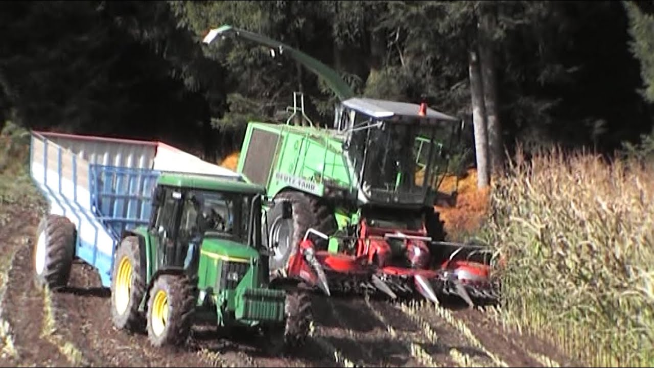 Maisernte mit Kemper C4500 | Deutz Gigant 400 | Spez. Anhänger