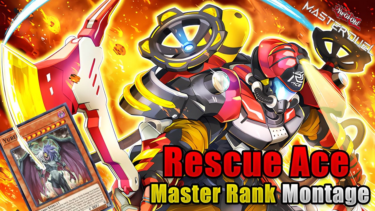 Extinguishing the META! | Rescue-ACE Master 1 Rank Montage! - Yugioh Master Duel