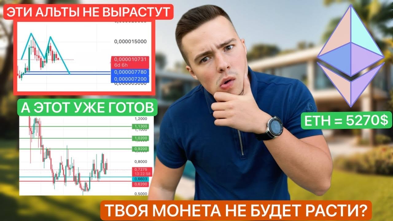 🚨ETH СКОРО 5270$ - ВОТ ПОЧЕМУ... Какие монеты НЕ БУДУТ расти? (Точки входа: BTC, ETH)