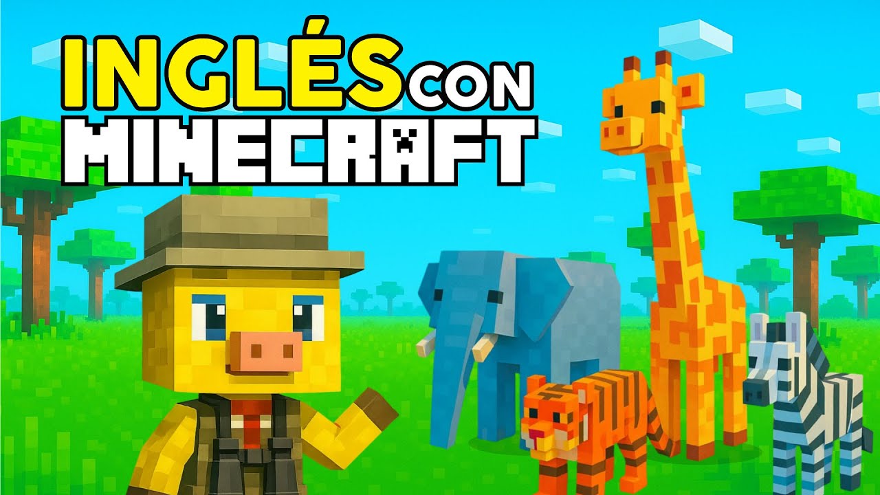 INGLÉS PARA NIÑOS | APRENDE LOS ANIMALES EN INGLÉS CON MINECRAFT AMIGO MUMU