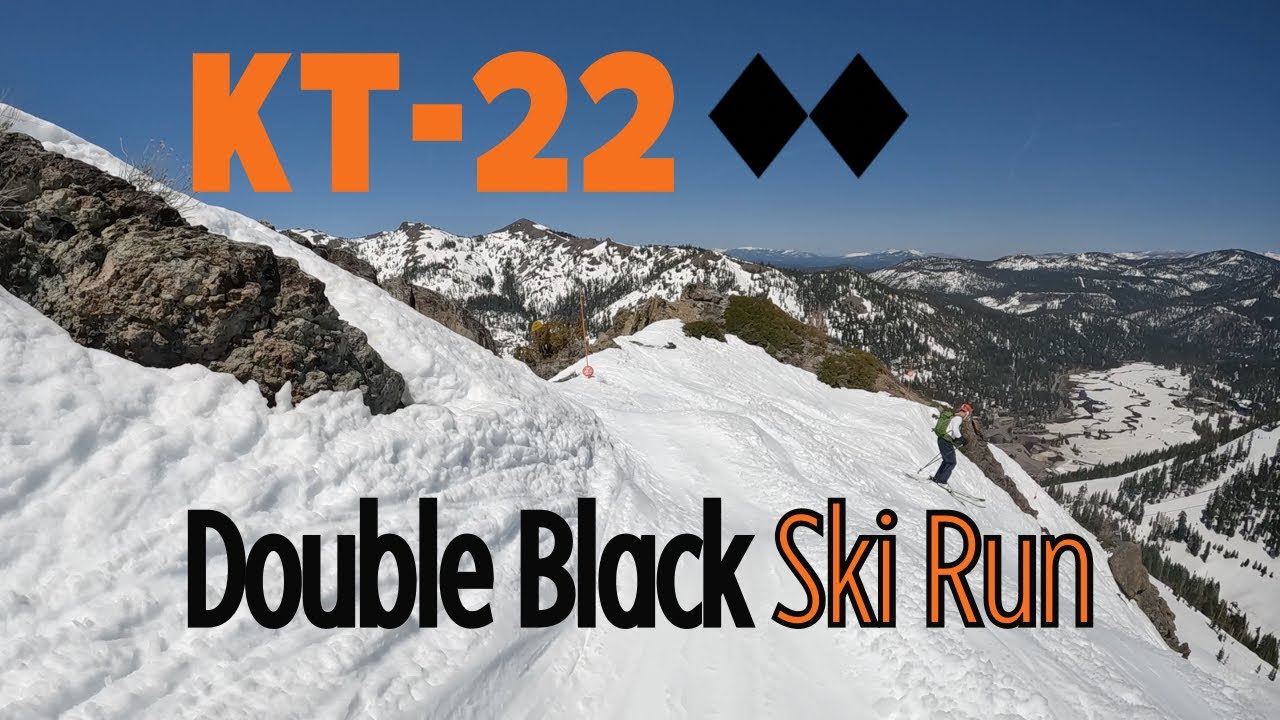 Palisades Tahoe KT-22 Double Black Ski Run
