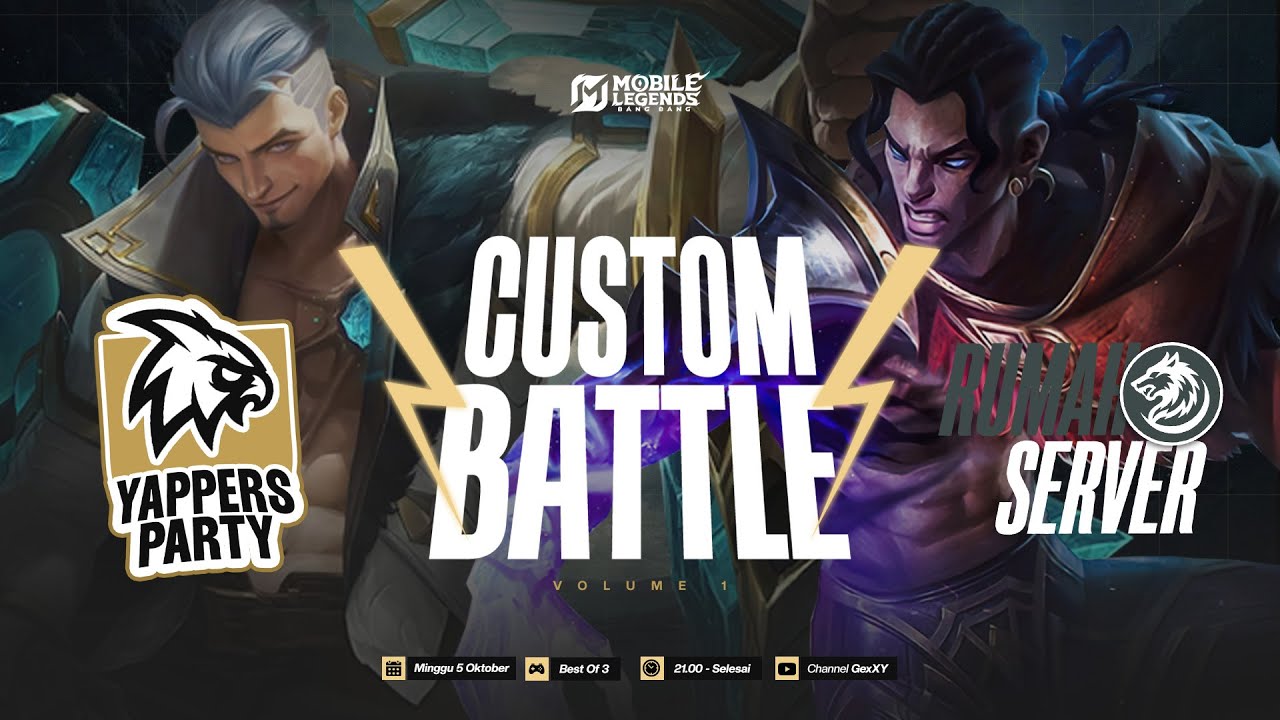 YAPPERS PARTY VS RUMAH SERVER  |  CUSTOM BATTLE VOL.1