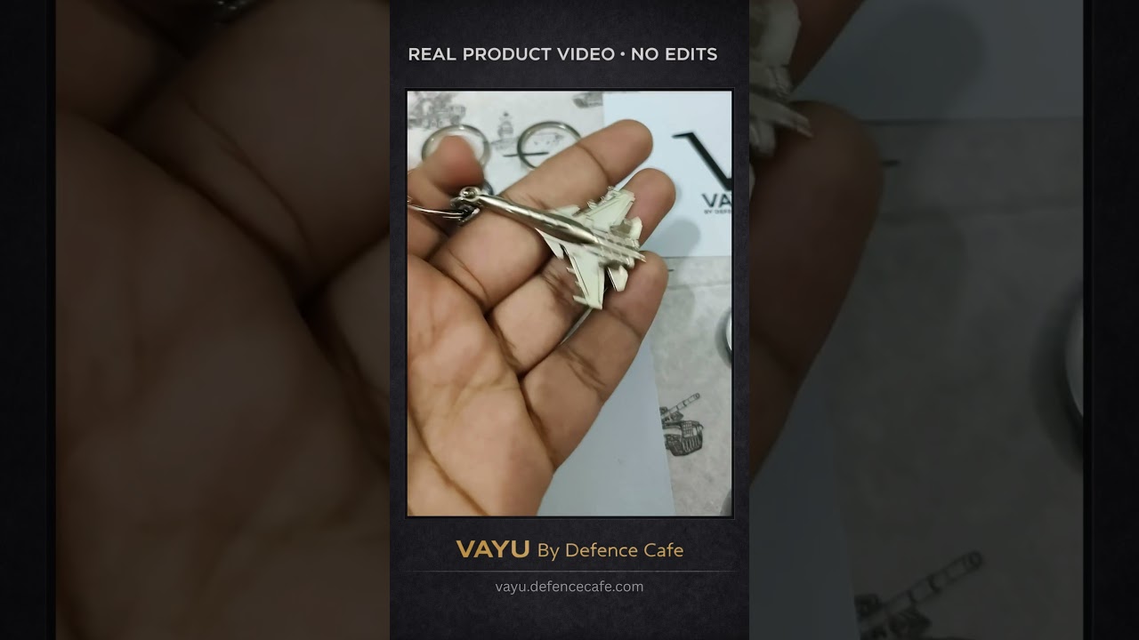 SU-30 MKI 3D Metal Keychain | Real Product Video (No Edits)