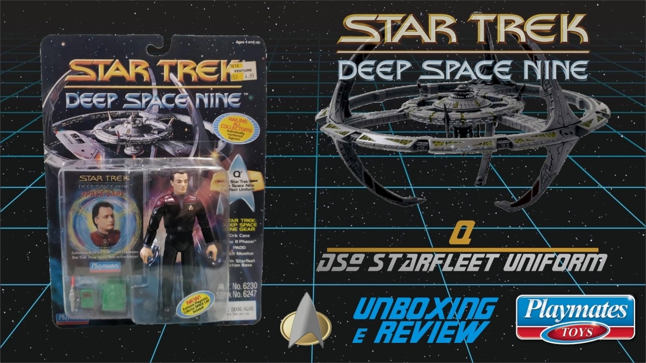Q - Star Trek Deep Space Nine - Playmates Toys- Unboxing e review