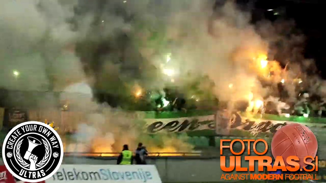 GREEN DRAGONS - NK Olimpija Ljubljana : NK Maribor (1:1) PREDZADNJI DERBI V SEZONI 2017/18