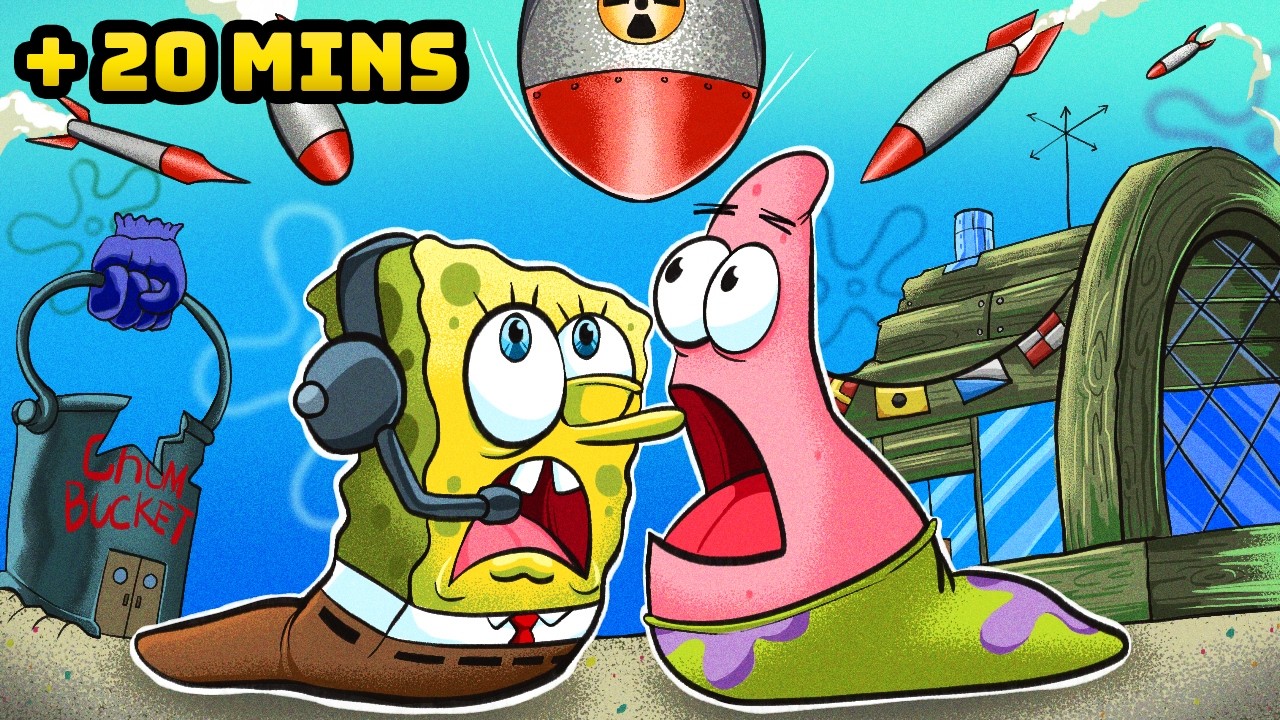 MODDED WORMS BUT WE DESTROY BIKINI BOTTOM!