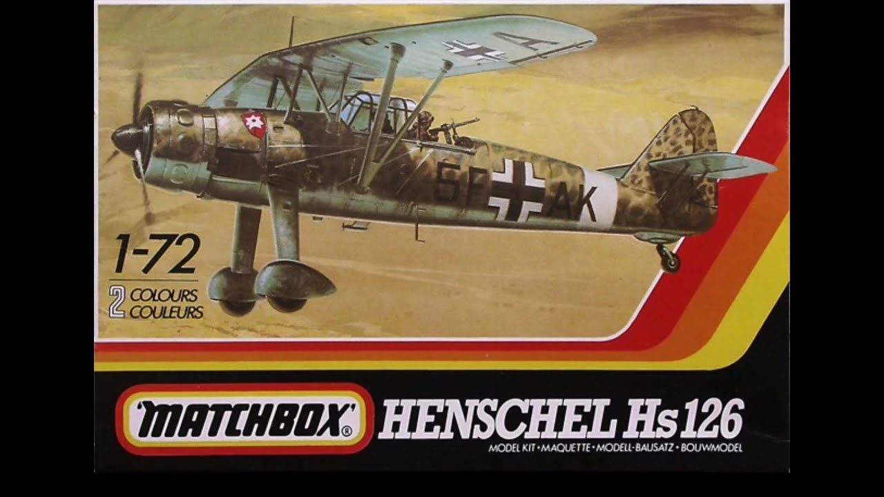 Matchbox Henschel Hs126 1/72 kit review