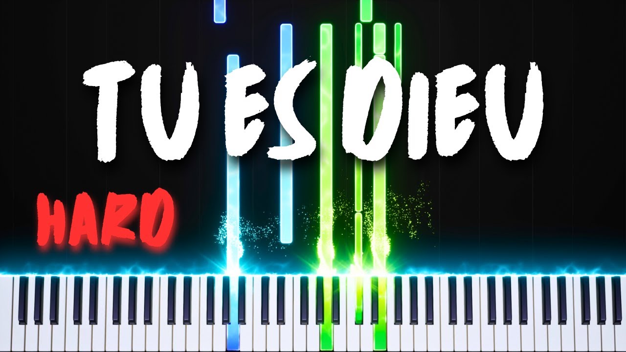 Gael Music - Tu Es Dieu | HARD PIANO TUTORIAL BY Extreme Midi
