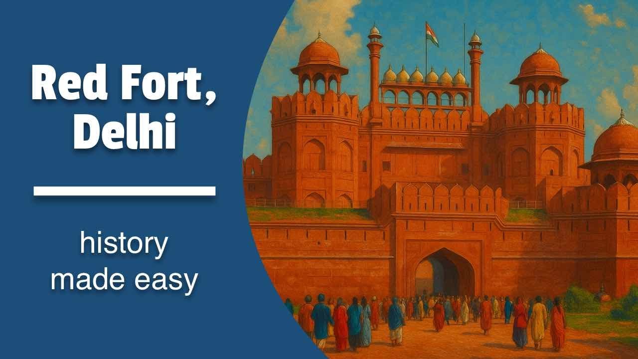History of the Red Fort in Delhi | Lal Qila | History of India