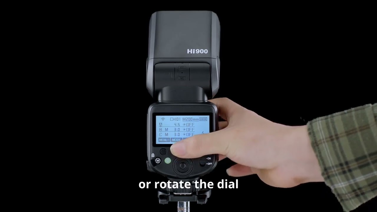 JINBEI outdoor flash Hi-900-Operation tutorial