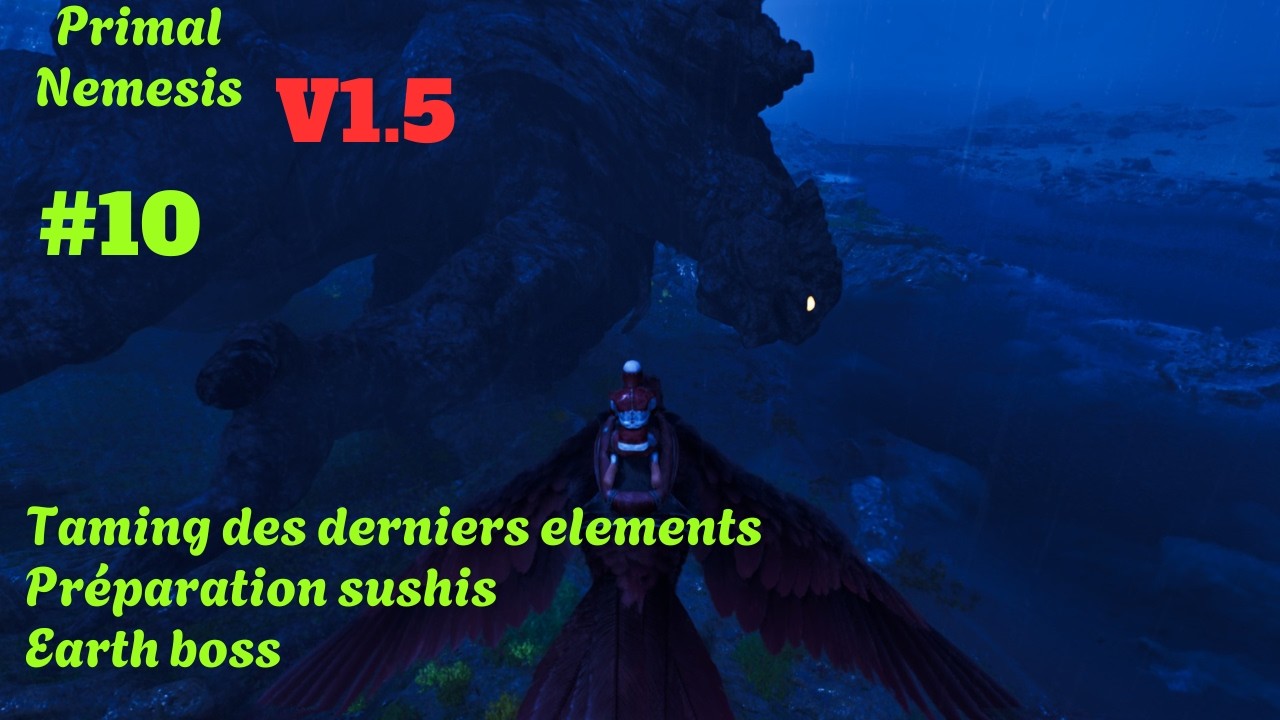 Ark primal Nemesis - #10 Cache cache avec un rex bionic qui ne me laisse pas récupérer mon hydro