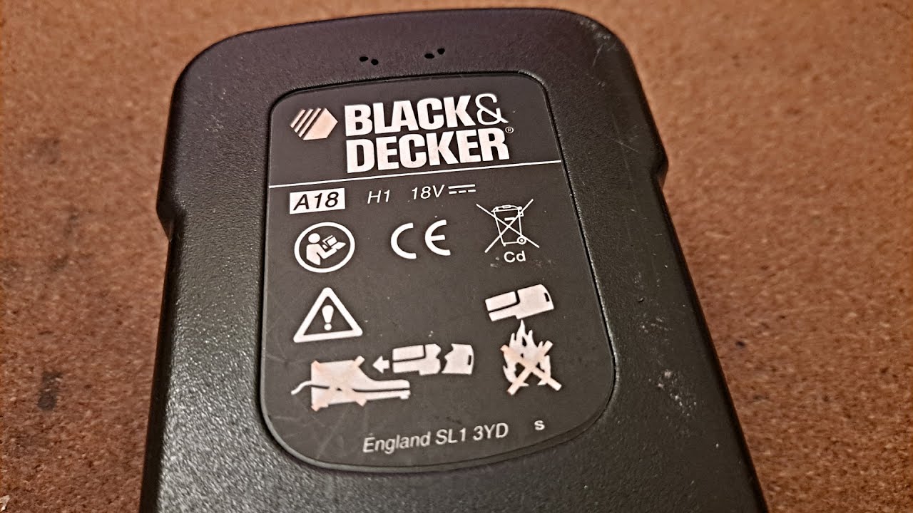 Black & Decker 18v NiCD battery tear down