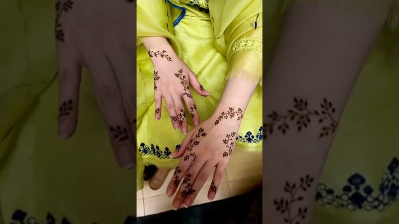 Stylish henna designs 2025 || simple and elegant mehndi designs ideasmehndi design