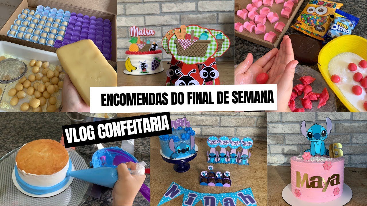 VLOG CONFEITARIA 🎂 | ROTINA DE ENCOMENDAS | ACHEI QUE NÃO DARIA CONTA 🥴