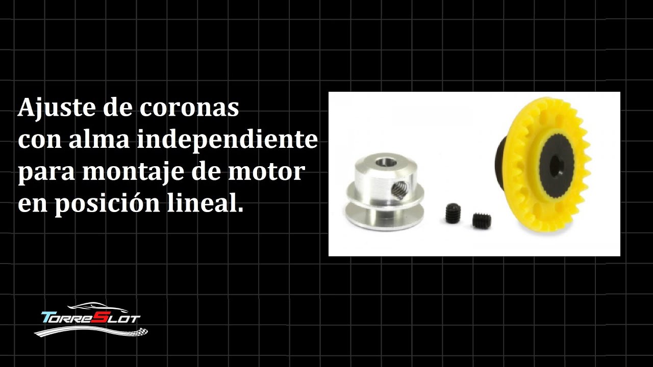 Ajuste de una corona con alma independiente montaje lineal #SlotCar #Tutorial