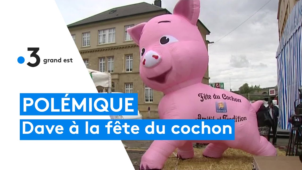 Polémique : le chanteur Dave est l'invité de la fête du cochon, organisée par une mairie RN