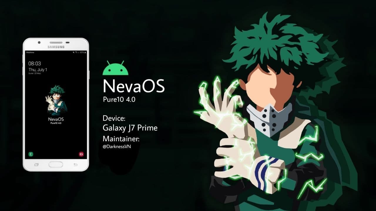 NevaOS Pure10 V4 - J7 Prime and  J7 2016 | OFFICIAL