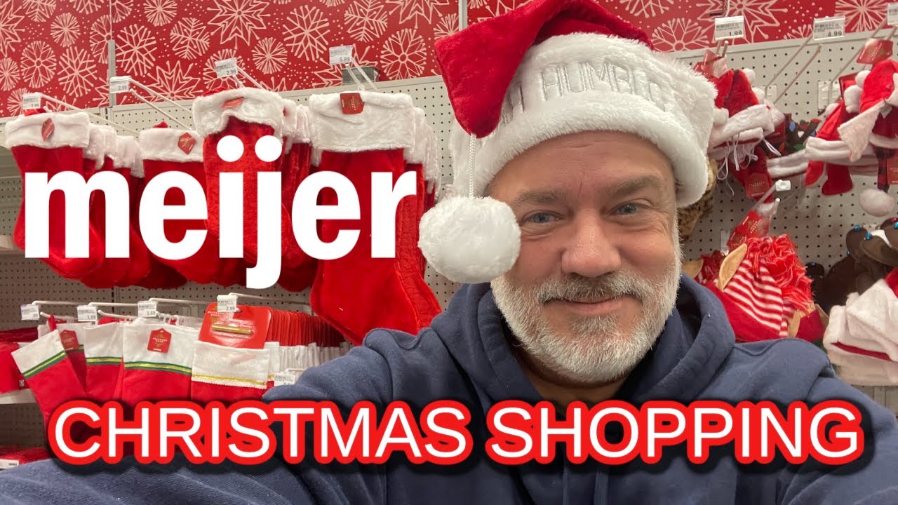 Christmas Shopping at Meijer!