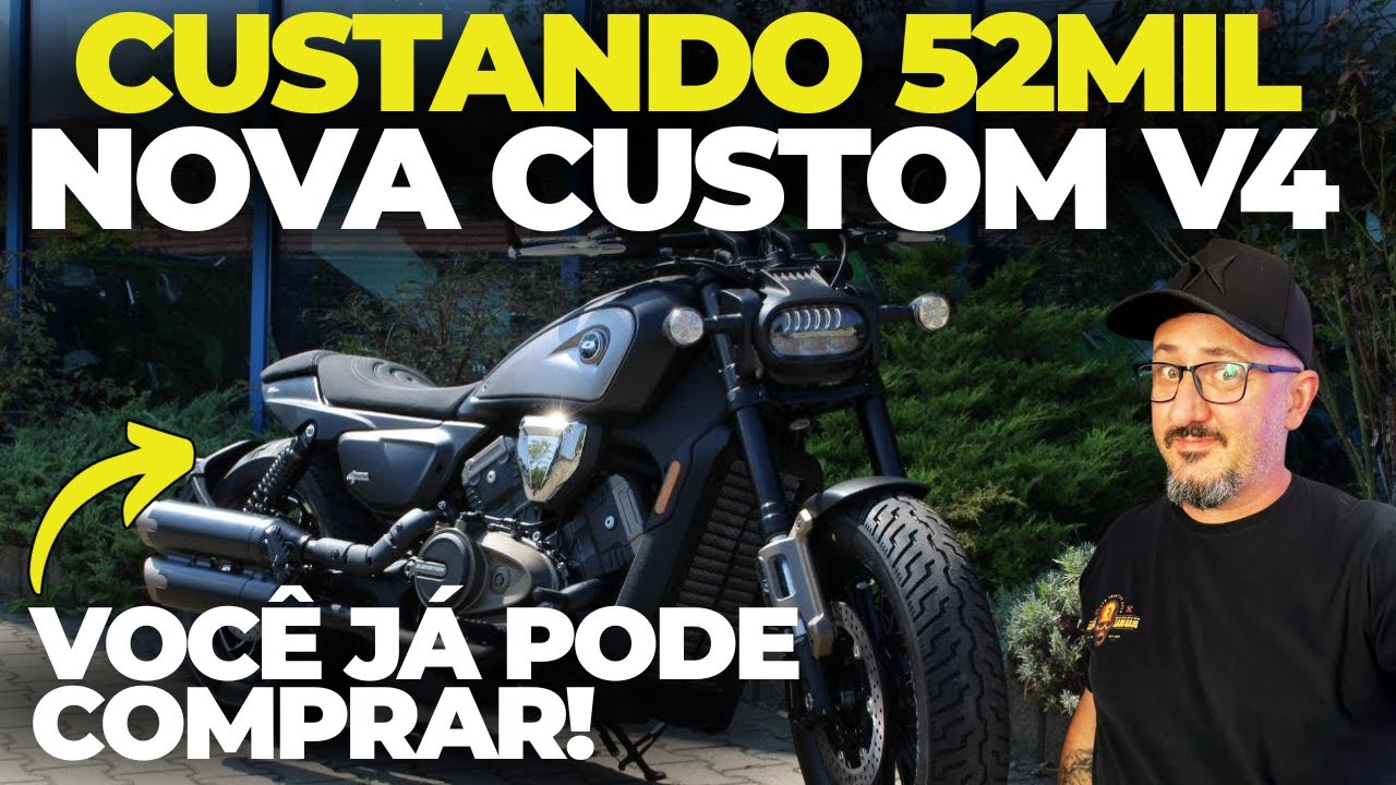 Liga pro gerente: Custando 52 MIL Nova CUSTOM V4 é JÁ ESTÁ a VENDA no BRASIL
