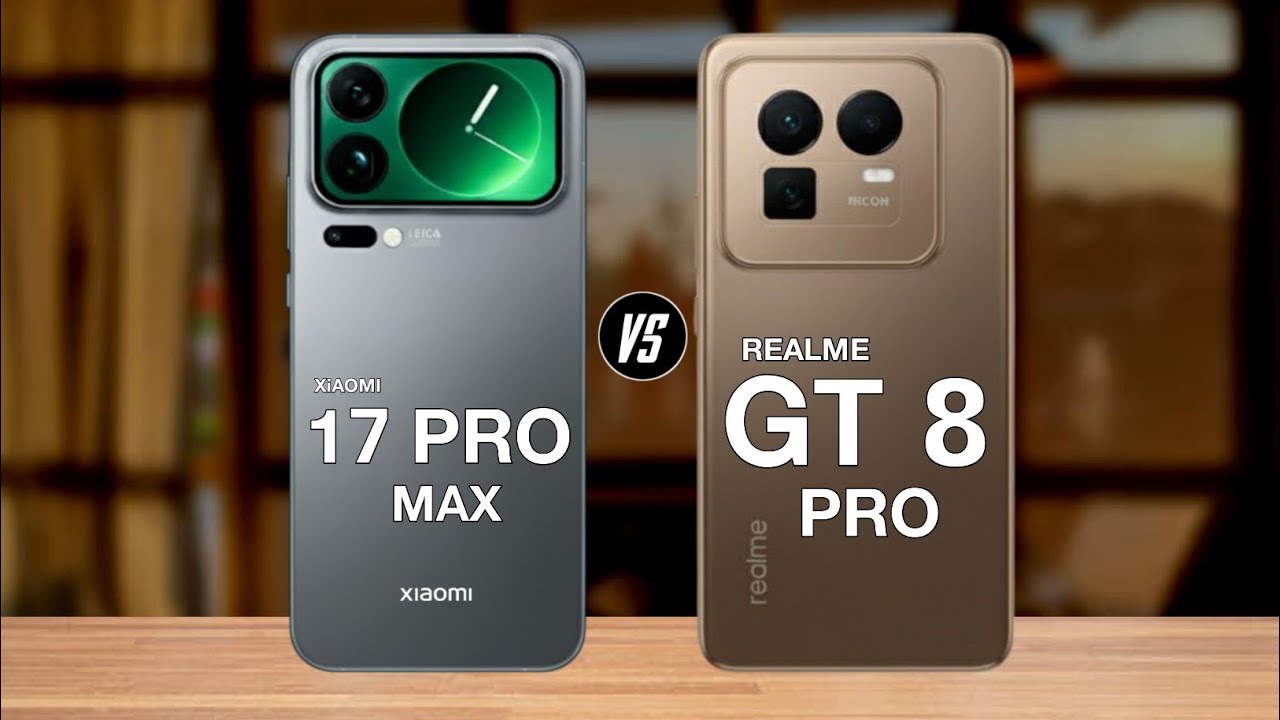 Xiaomi 17 pro max vs realme gt 8 pro - full comparison 🔥 which one is best
