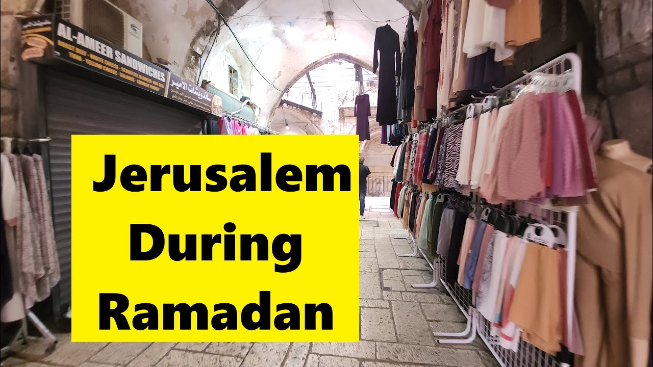 Jerusalem, Israel: The Muslim Quarter During the Holy Month of Ramadan (Zahi Shaked)