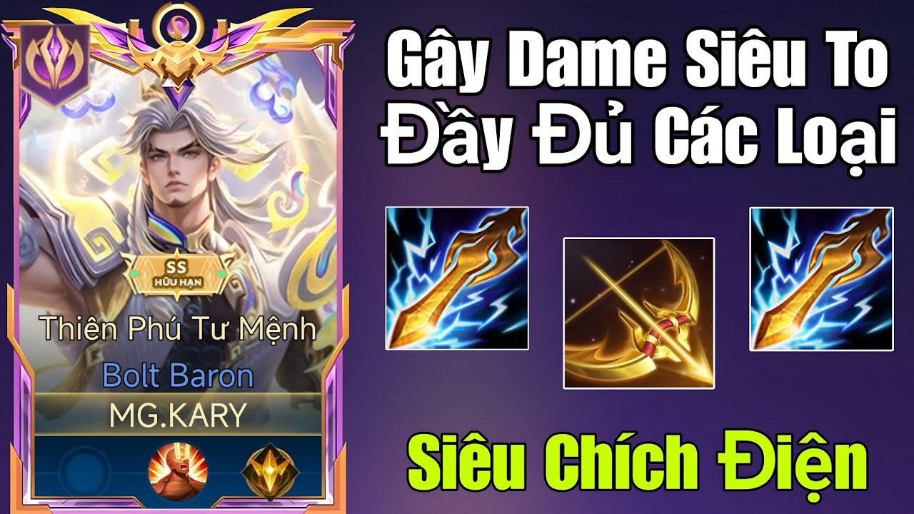 Màn Chích Điện Cả Team Bạn Không Ngừng Với Giáo Án Bolt Baron 