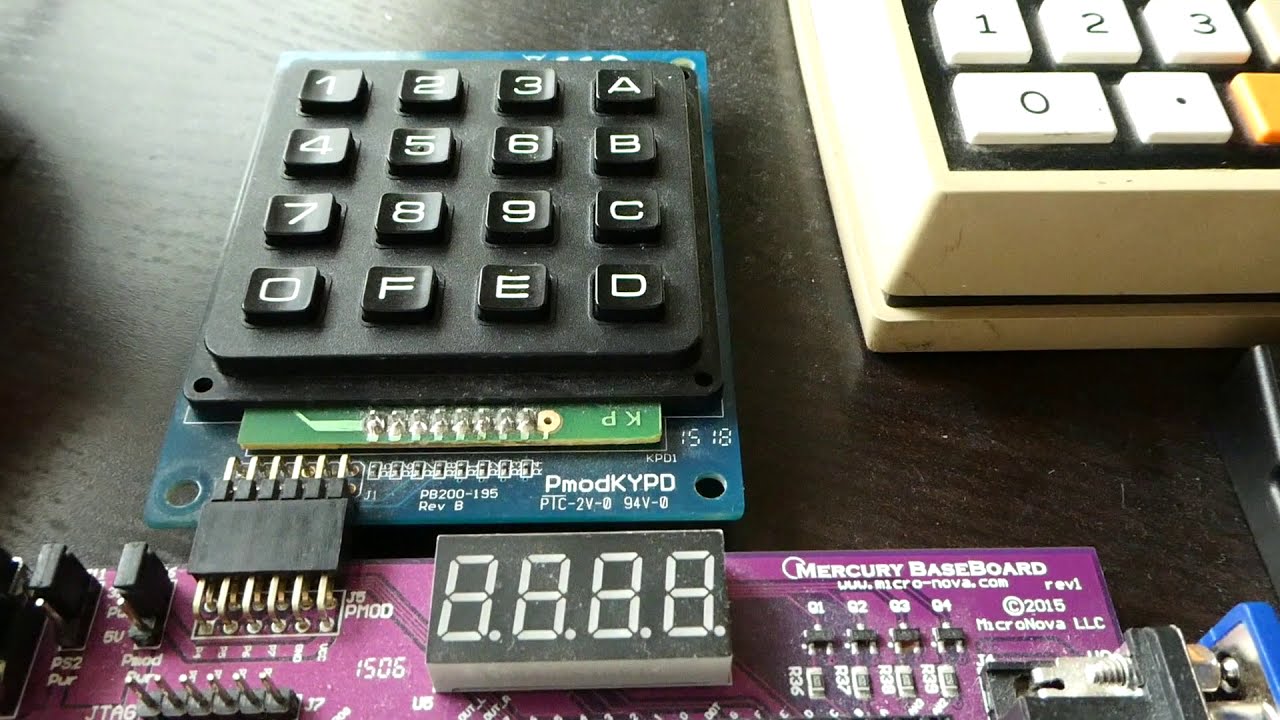 TMS0800 calculator on FPGA