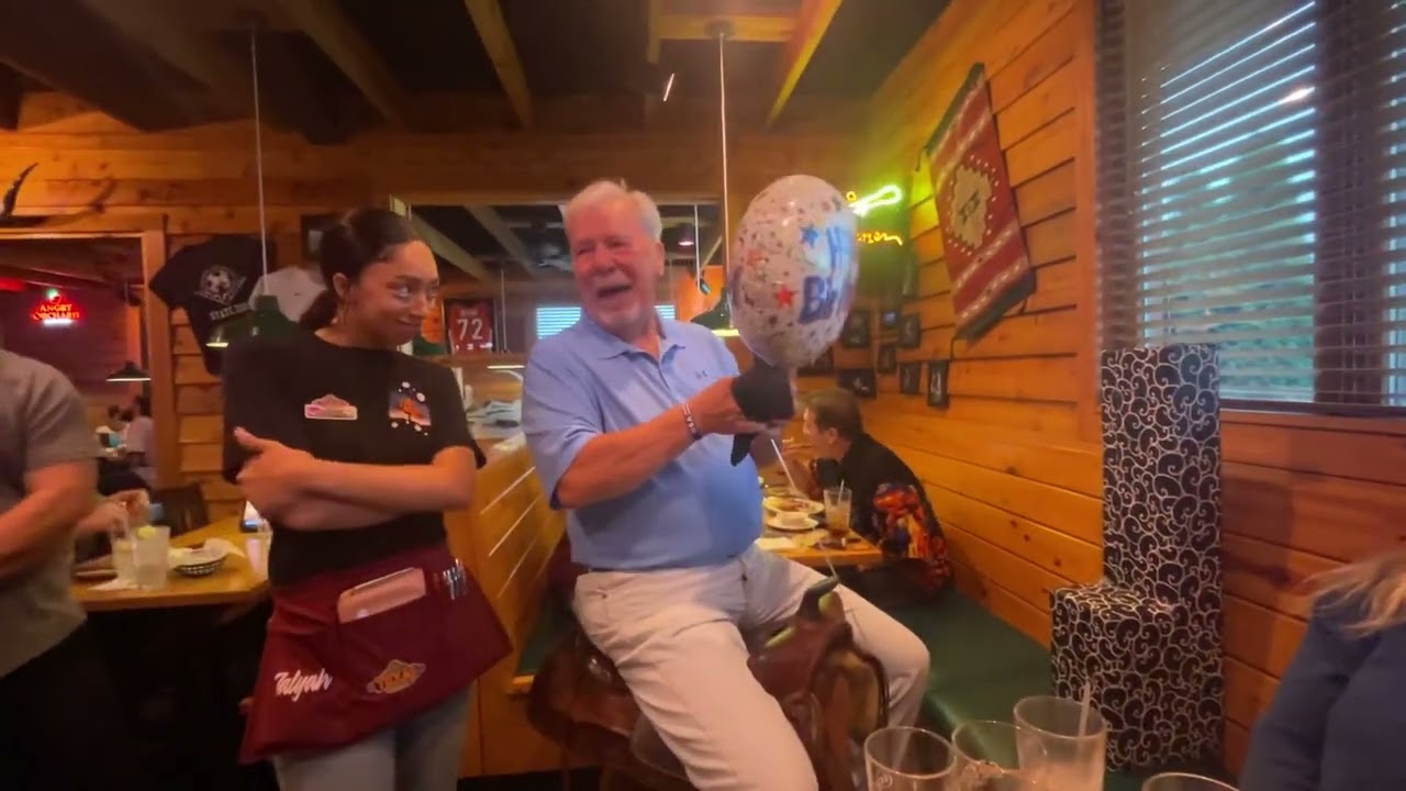 Don’s 72nd birthday song at Texas Roadhouse