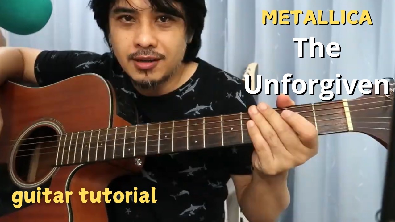 Guitar Tutorial The Unforgiven METALLICA