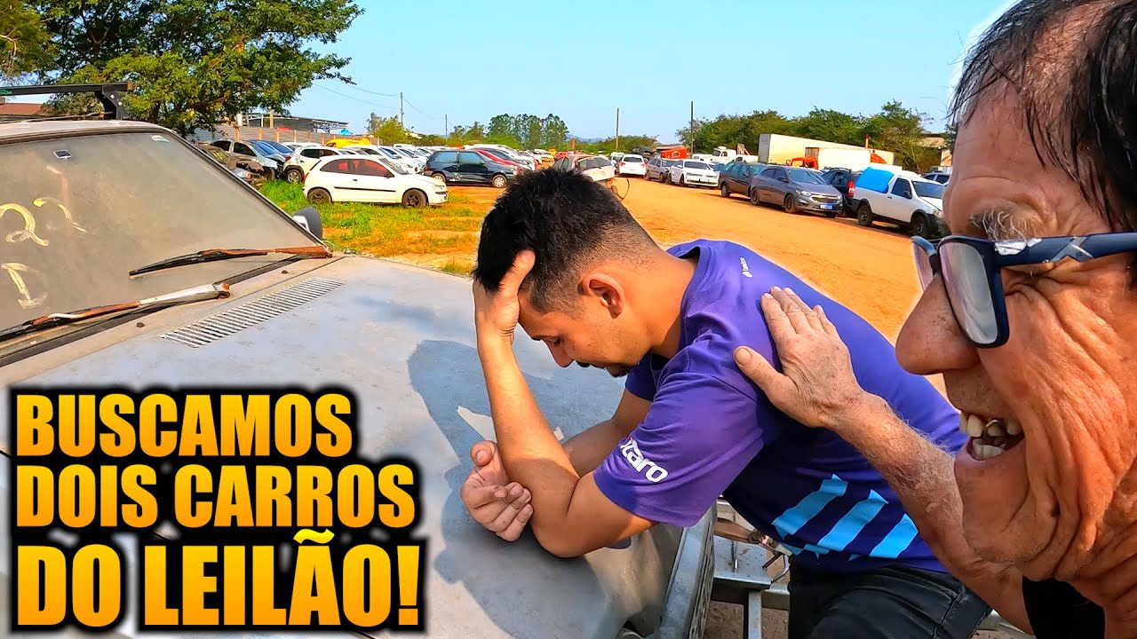 BUSCAMOS DOIS CARROS DO LEIL&Atilde;O DO DETRAN!