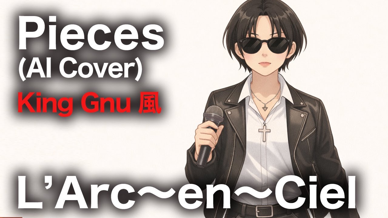 【King Gnu風】pieces  |  L'Arc〜en〜Ciel (女性Vo AI Cover)